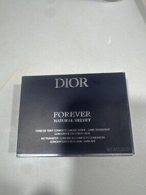 Dior Forever Natural Velvet Compact Foundation 1CR Cool Rosy 10g Rechargeable Lo